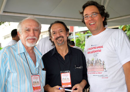 Guidacci, Nani e Agner no Sindicato do Chopp, 2008.