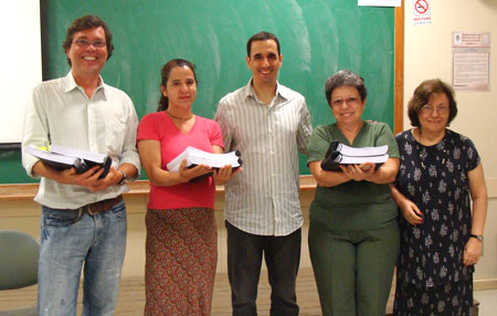 Luiz Agner, Marcos Balster, Stephania Padovania, Vera Nojima e Anamaria de Moraes.