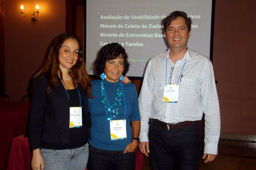 Patricia, Simone e Agner no IHC 2010