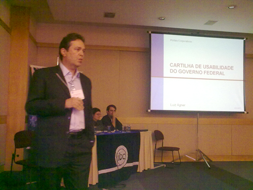 Luiz Agner no Evento Portais Corporativos - SP