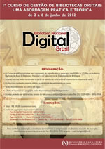 Cartaz Curso Bibliotecas Digitais BN
